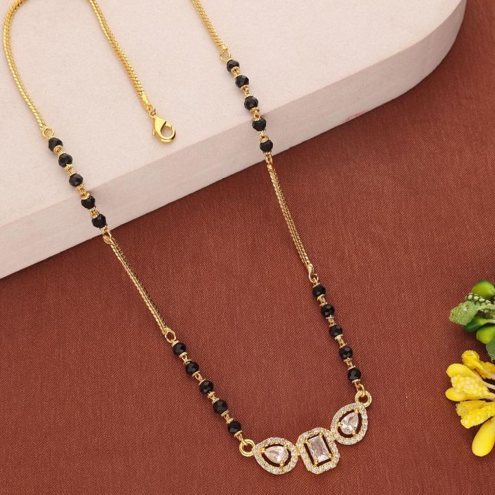 Micro gold polish manglsutra 2007 Artificial jewellery wholesalers in Delhi