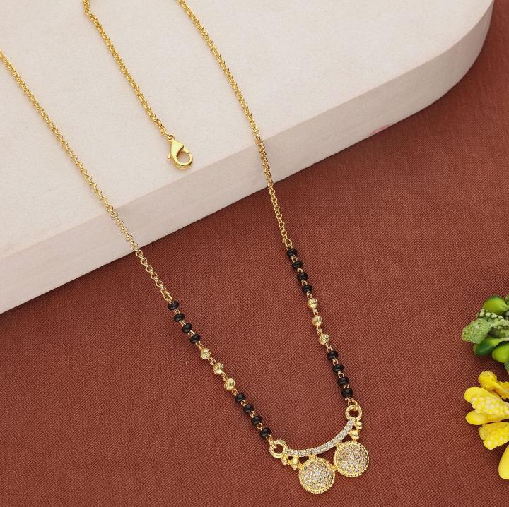 Micro gold polish manglsutra 2014 Ethnic imitation jewellery pune