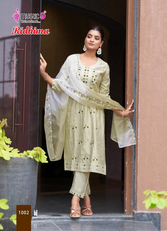 Mystic9 ridhima vol 1 straight cut kurtis wholesale 