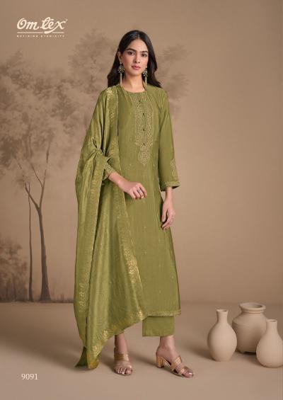 Omtex chevy silk wholesale dress material in hyderbad