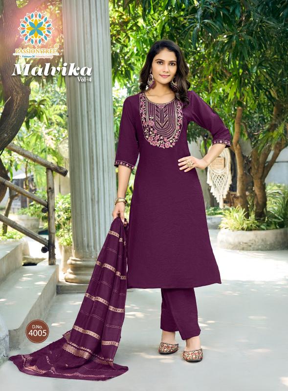 Passion tree malvika vol-4 kurti fabrics material wholesale in coimbatore