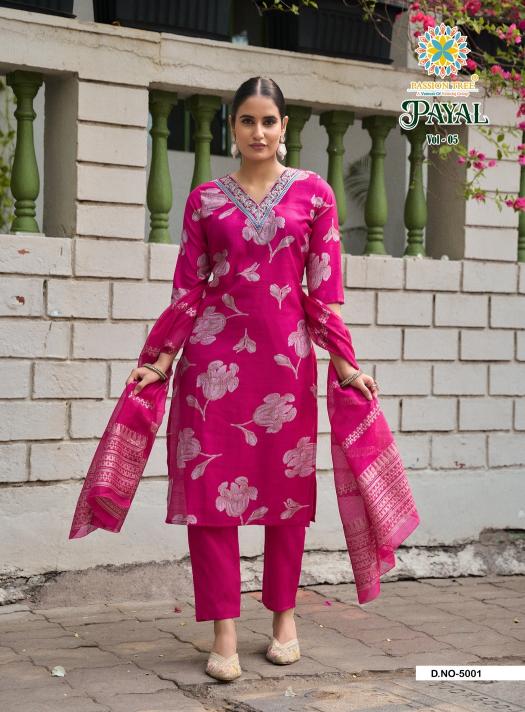 Passion tree payal vol 5 straight kurti wholesale market 