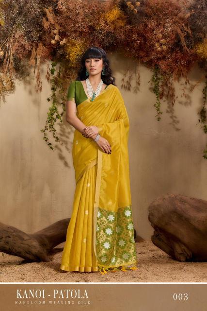 Rajtex kanoi - patola festive wear saree wholesale cloth manufacturers in india
