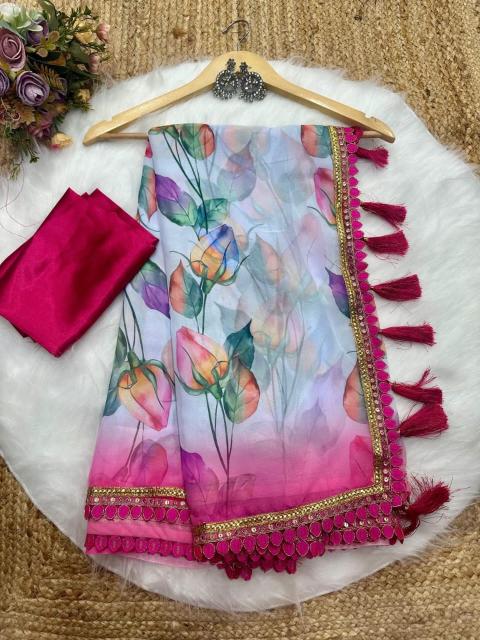 Rang beautiful digital print saree wholesale apparel websites 