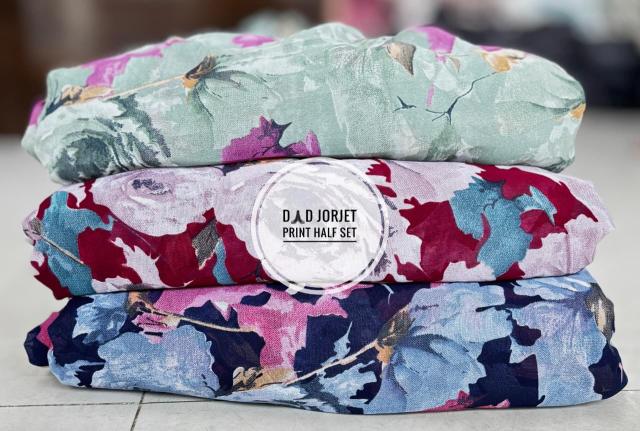 Sajni georgette Bulk fabric printing in Ahmedabad