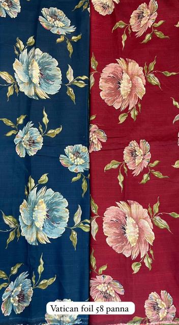 Sajni Vatican foil Printe fabrics Textile industry in Kolkata