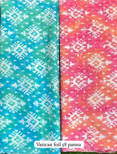 Sajni Vatican foil Wholesale garment fabrics