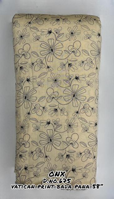 Sajni Vertican discharge foil Printed fabric wholesale India