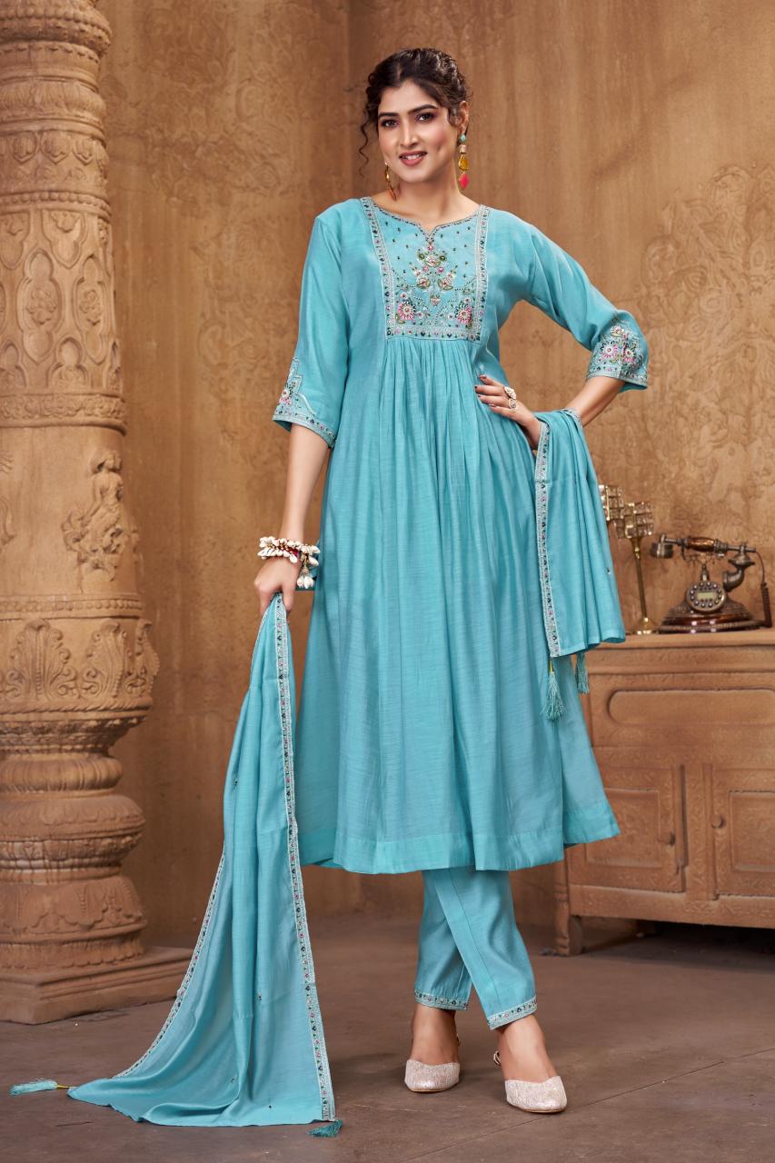 Shivay 3pcs jeel kurtis wholesale in mumbai