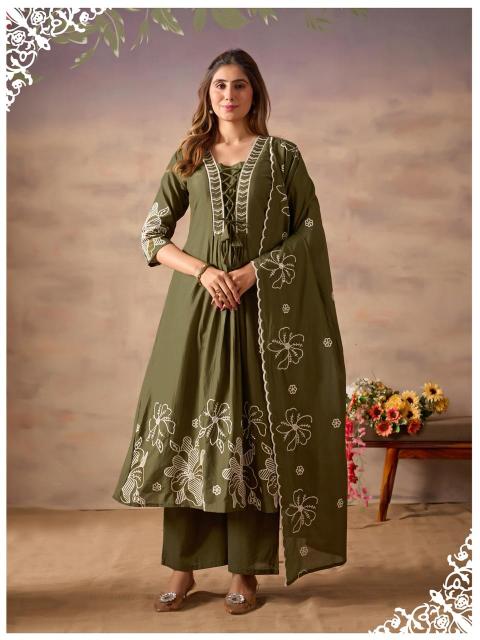 Shivay faliry petrrn 3pcs kurtis wholesale 