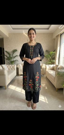 Shorya black & white cord set wholesale