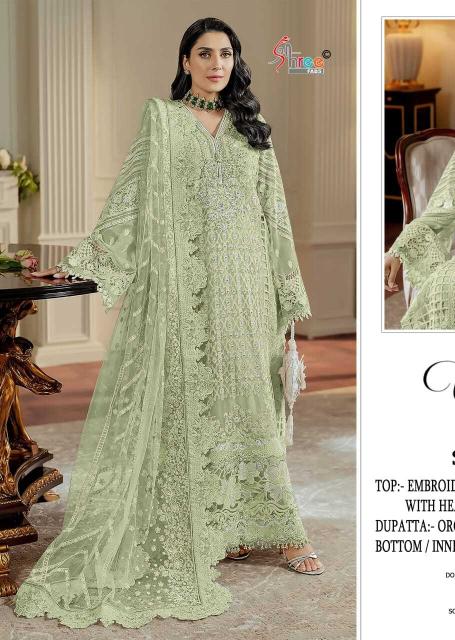 Shree fab maria.b chiffons d.no SF-5543 akbar aslam pakistani suit wholesalers