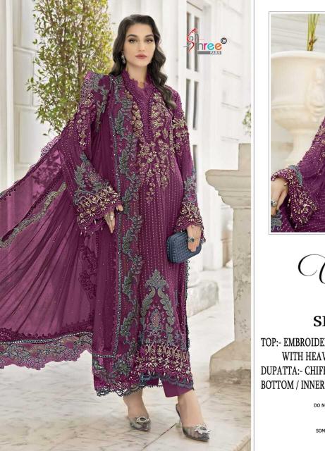 Shree fabs chiffons maria.b K-5535 pakistani wholesale suits india