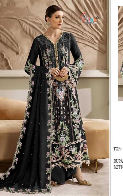 Shree fabs chiffons maria.b SF-5538 pakistani chiffon suits wholesale 