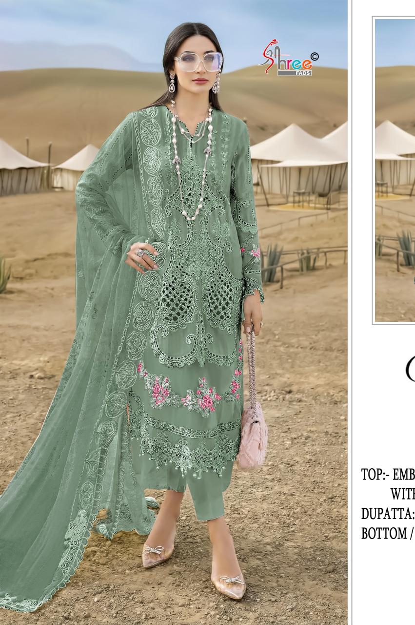 Shree fabs d.no SF-5544 unstitched pakistani suits wholesale