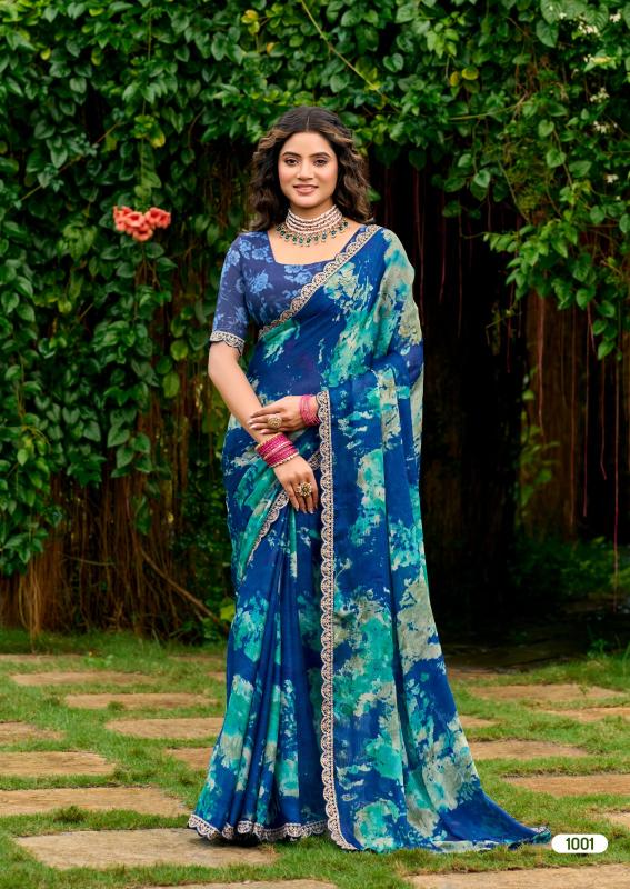 Stavan fizaa printed saree wholesale clothing online shopping