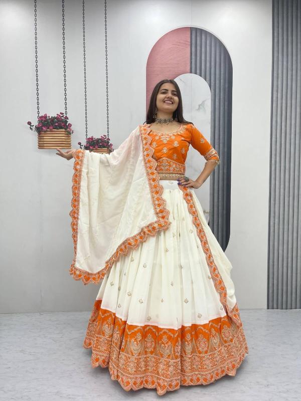 Tapi-290 Chinon Best lehenga choli shops in Bangalore