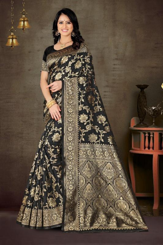 Triveni MN-07 banarasi silk surat saree wholesale rate