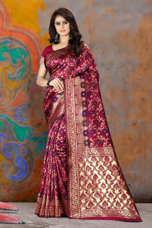 Triveni PARI-50 banarasi silk surat sarees wholesale market