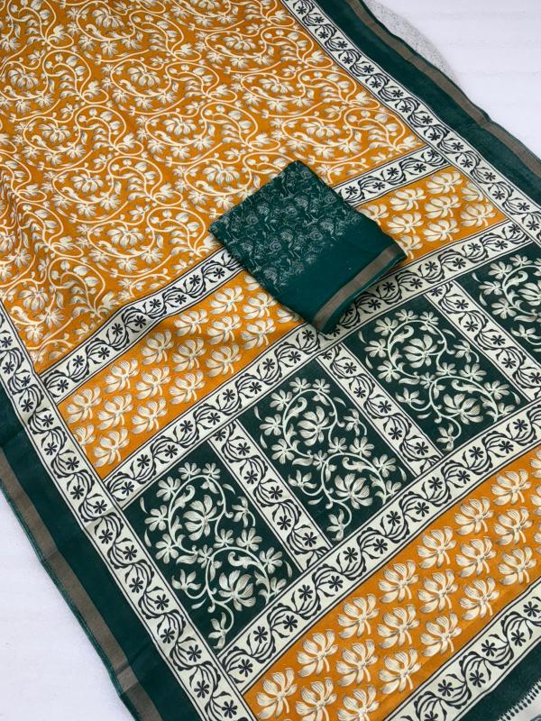 Tulsi flower and patola pallu saree ladies clothing wholesale