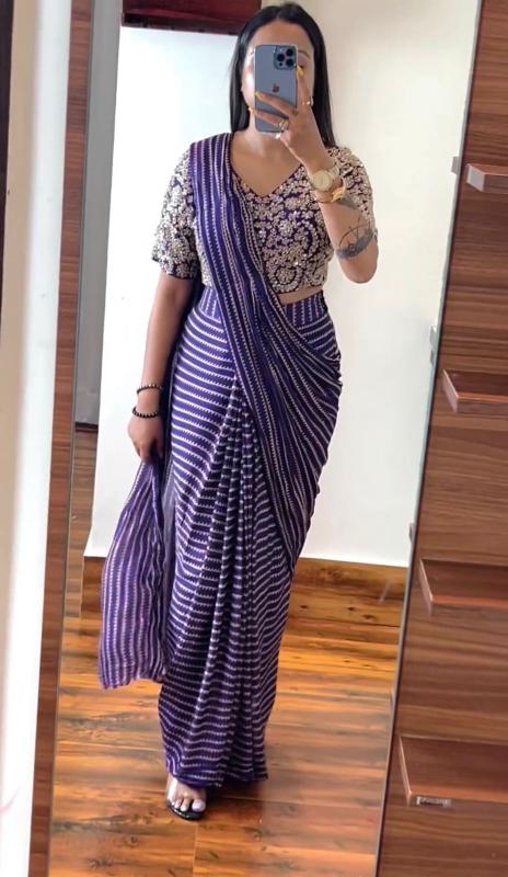 Tulsi HB-121 ready to wear saree wholesalers in surat with price