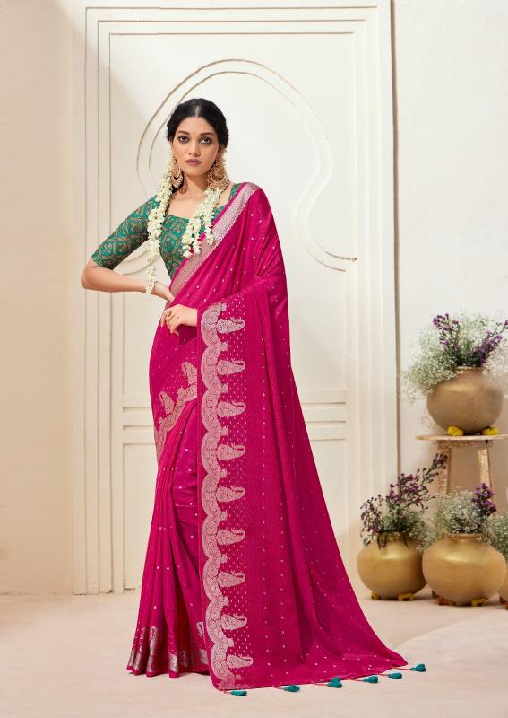 Tulsi karnika silk wholesale saree surat market