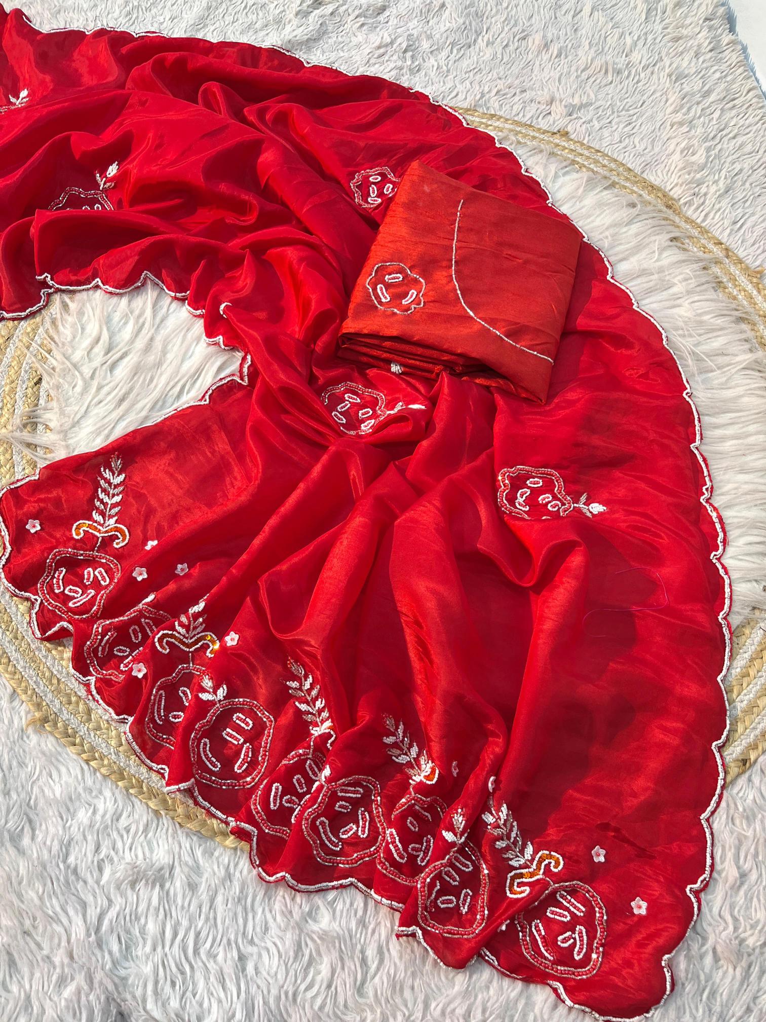 Vinayak handwork ho silk surat saree market