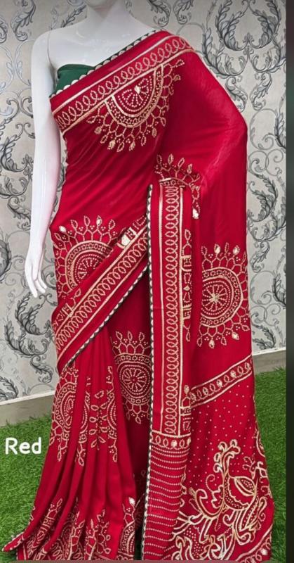 Vinayak traditional bandej wholesale saree online shopping