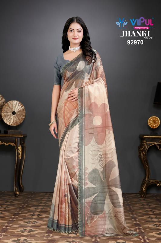 Vipul jhanki vol 2 printed bulk saree order online 