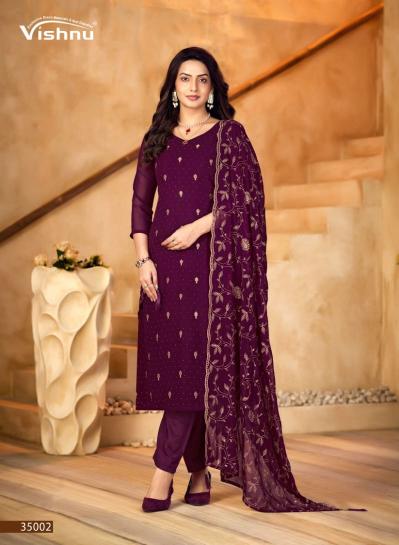 Vishnu shabnam designer dress material wholesaler in mumbai