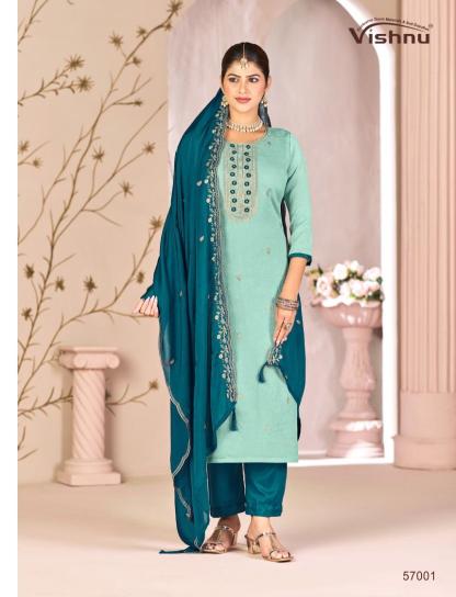 Vishnu simran designer wholesale dress materials coimbatore 