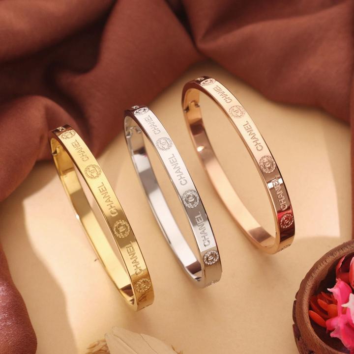 3pcs set stainless steel women bracelet 406 Fashion jewelry wholesale market in India