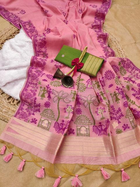 Akshara soft chanderi cotton bulk saree  