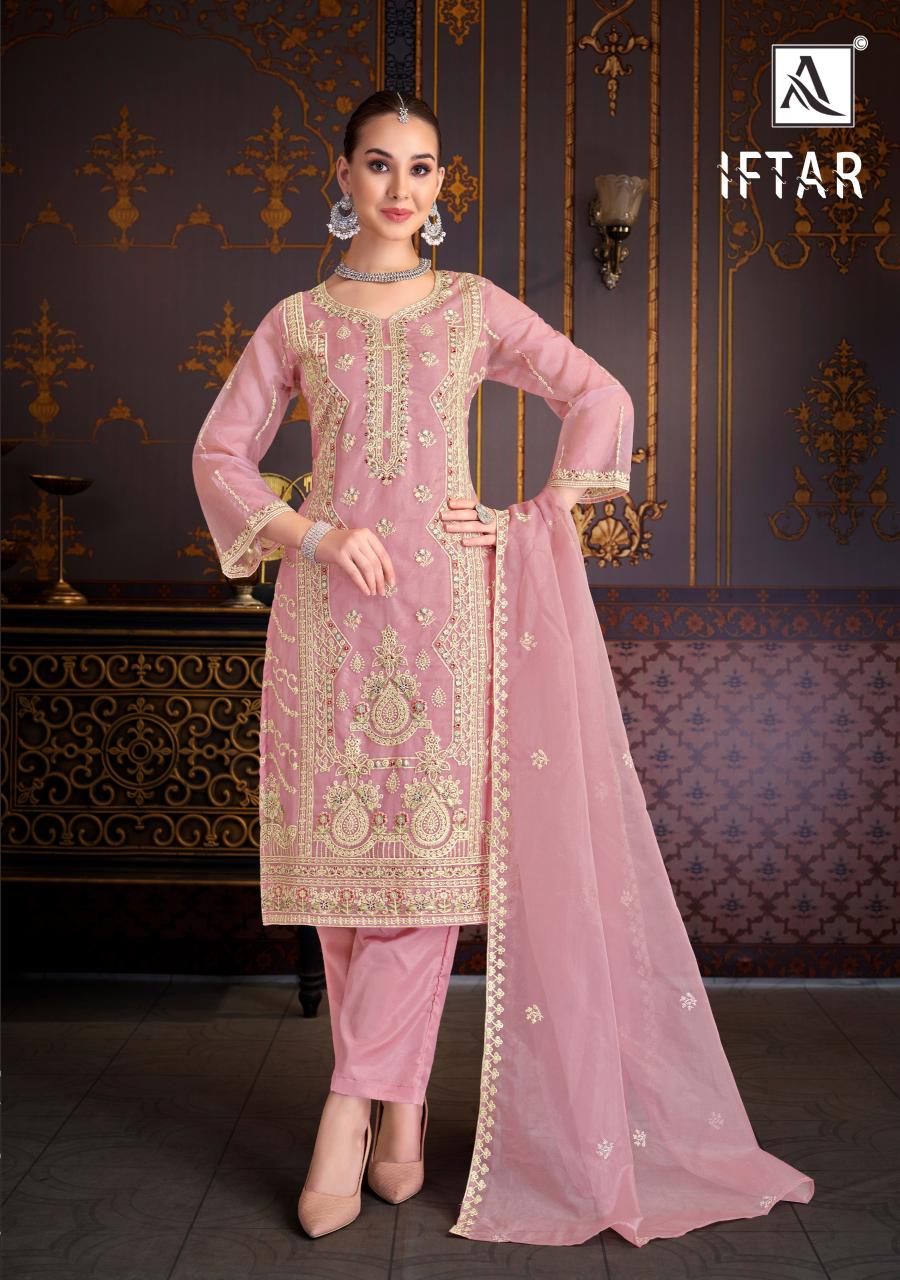 Alok suit iftar edition 2 fancy dress material wholesale