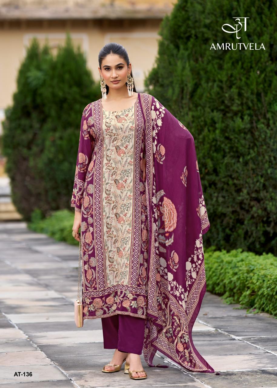 Amrutvela AT136 pakistani wholesale salwar suit 