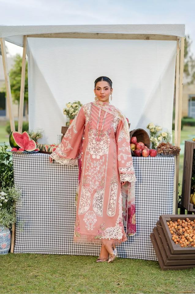 Amrutvela textile elaf-4 luxury lawn pakistani suits singles wholesale