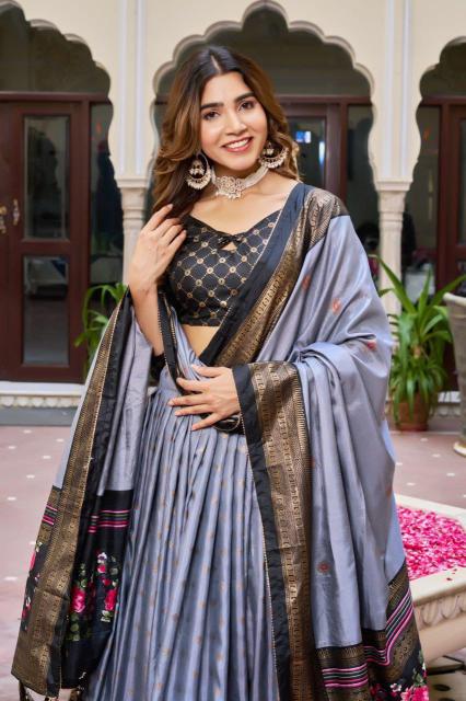 ANOKHI Georgette Gray Lehenga choli wholesale suppliers in Surat