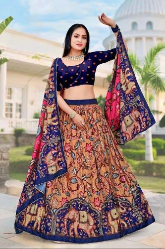 Artriddhs vol 4 Dola silk Wholesale bridal lehenga choli
