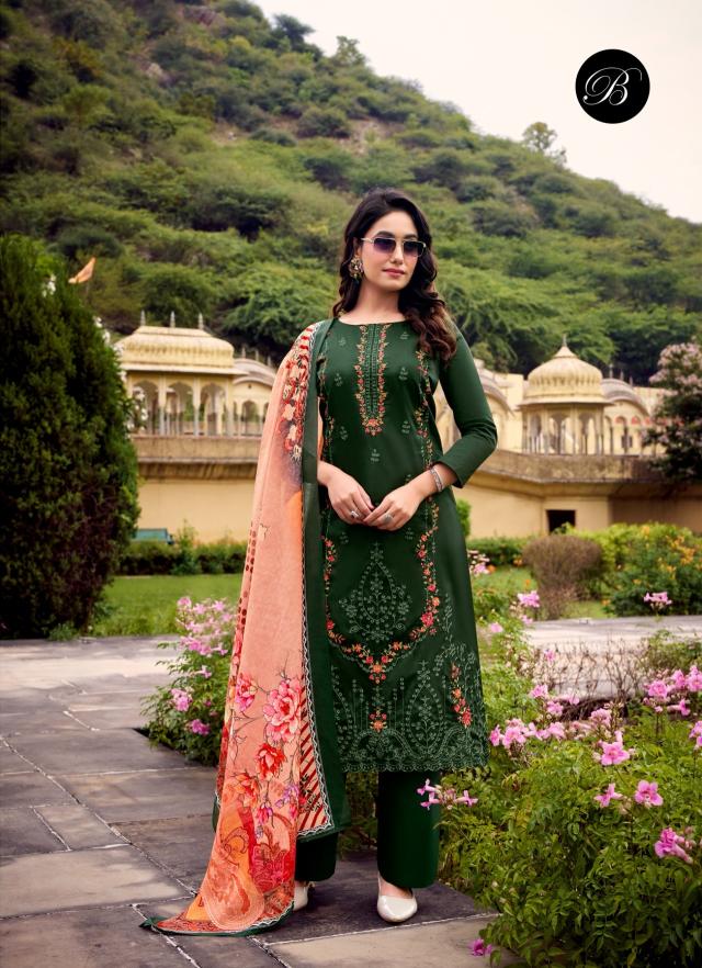 Belliza Zarqash Vol 14 Dress materials for boutique