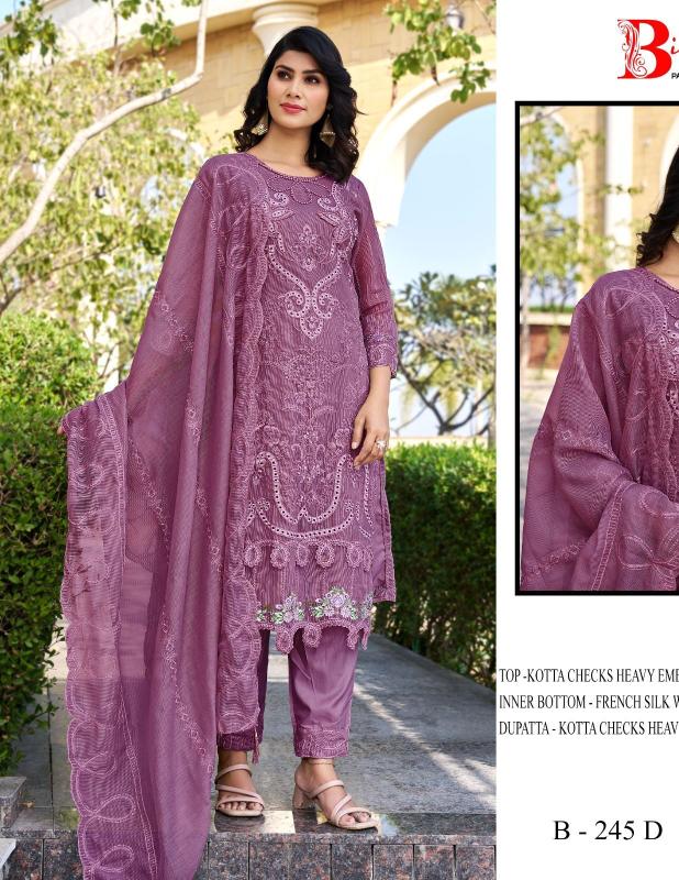 Bilqis B-245 salwar suit dress material wholesalers