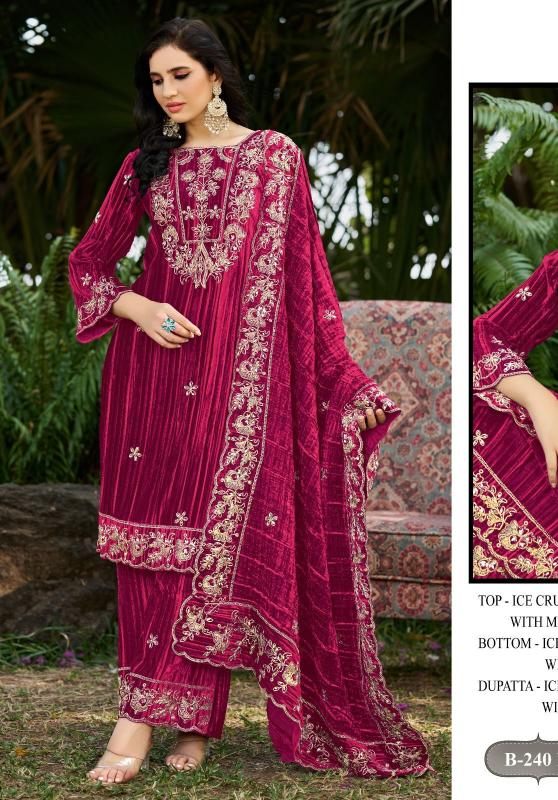 Bilqis d.no B-240 pakistani suits wholesale online