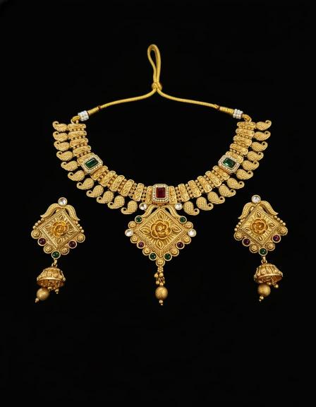 Copper brass jewellery gold Set 28 Artificial maang tikka wholesale