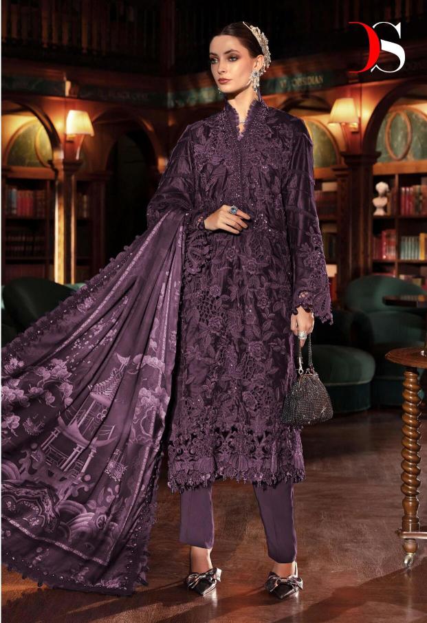 Deepsy hit design of maria b luxe 25-2 pakistani salwar suit wholesale