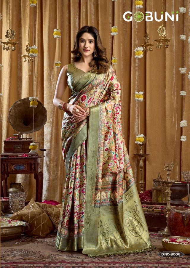 Gobuni simran ethnic touch sarees