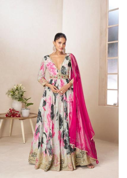 Gulkayra rushika gown with dupatta wholesale creatives 