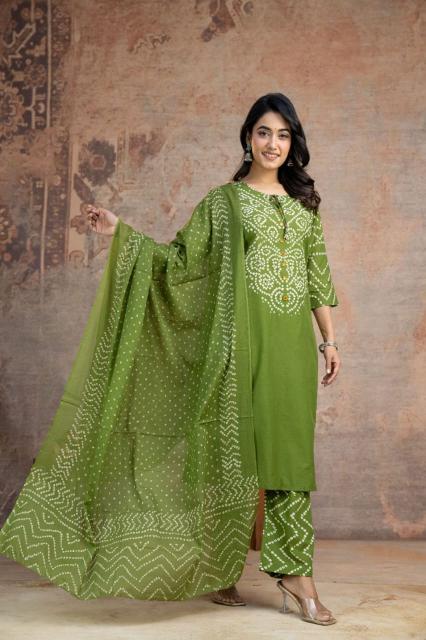 Janni 3pcs cotton kurti set wholesale