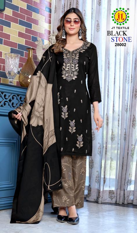 Jt Black Stone Vol 28 Wholesale dress material in Surat