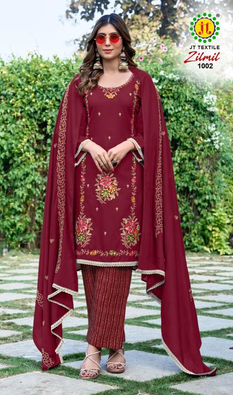 Jt Zilmil Vol 1 Wholesale Dress materials supplier in surat