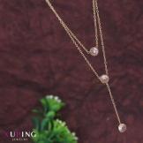 Juri craft Lunches XPNGNK 5422 Gold Pink Imitation jewellery wholesale suppliers in Delhi