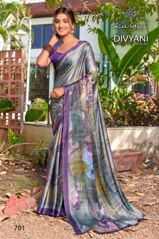 Kashvi Divyani Vol 7 Saree manufacturers in Kolkata